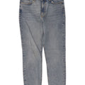 Zara Dame Cropped Jeans EU 42 Large W32 L24 Blå