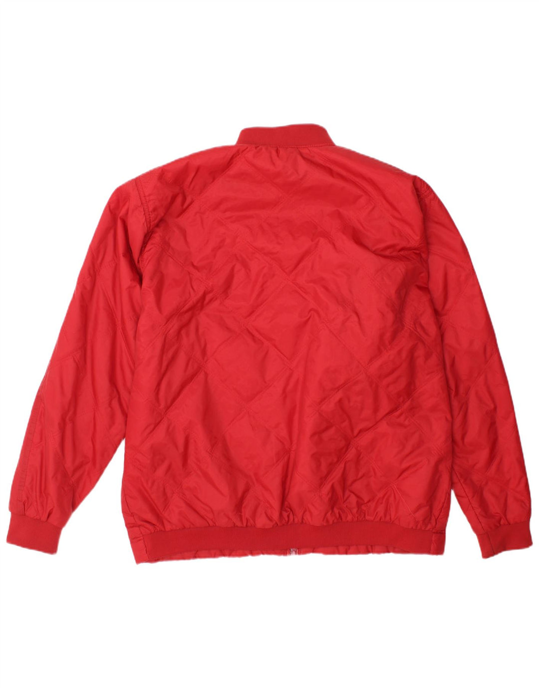 Vintage Bomberjakke til mænd UK 40 Stor rød nylon
