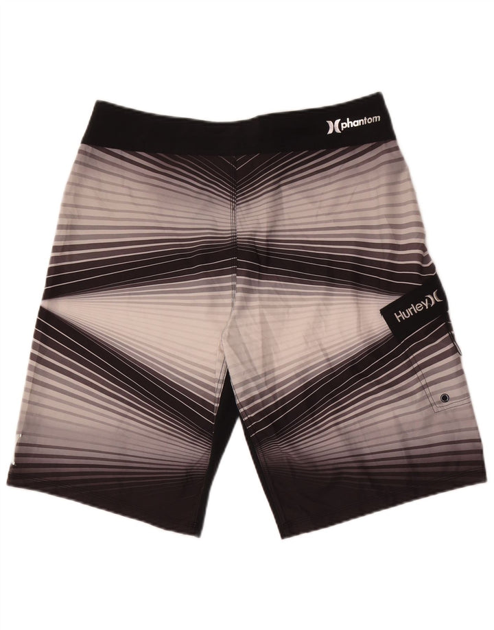 Harley Badeshorts til mænd Medium flerfarvet stribet polyester