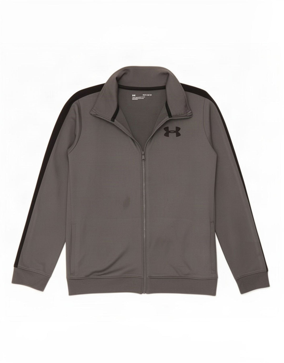 Under Armour drenge træningsdragt topjakke 11-12 år stor grå polyester