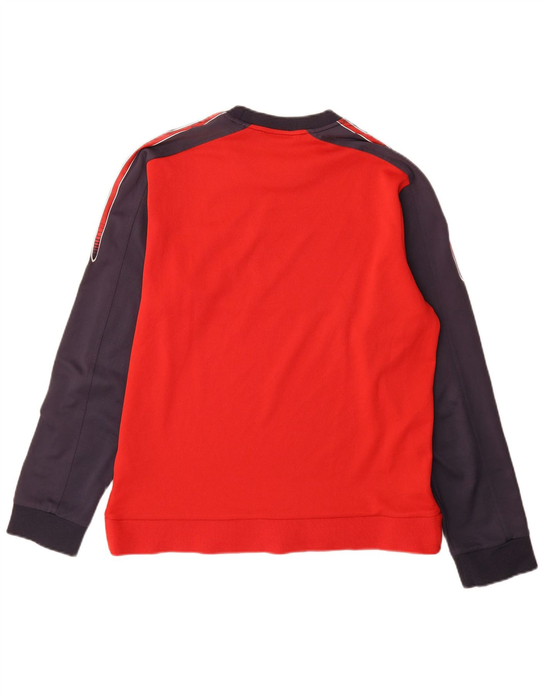 Sergio Tacchini Grafisk sweatshirt til mænd, stor rød farveblok