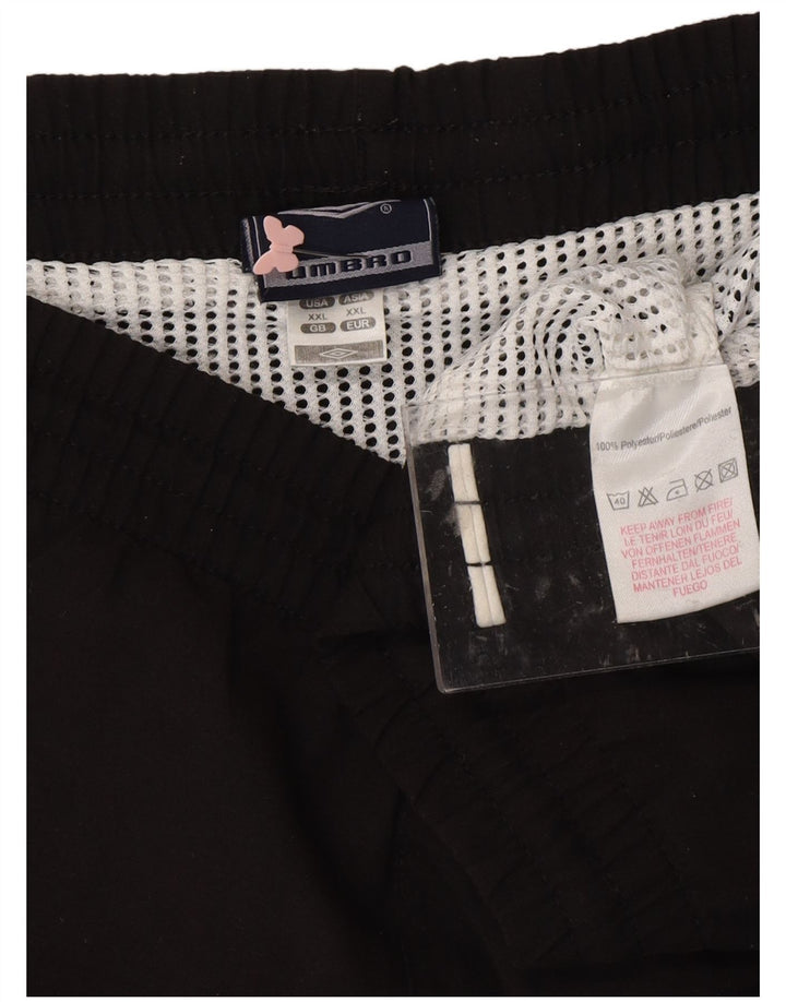 UMBRO Herre grafiske sportsshorts 2XL sort polyester