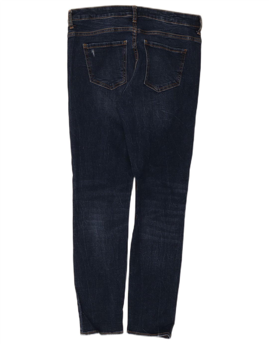 Zara Dame Distressed Skinny Jeans EU 40 Medium W30 L28 Blå