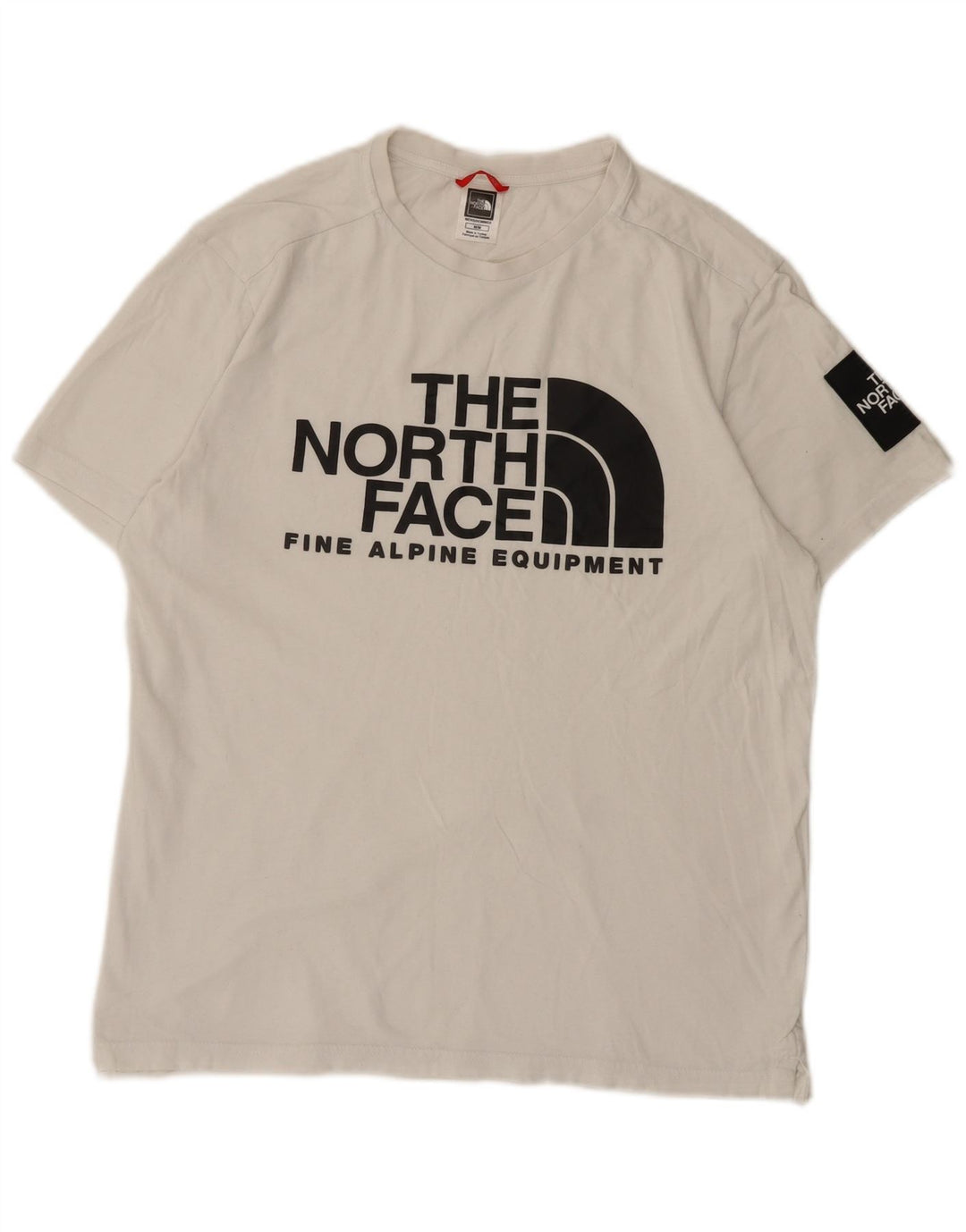 The North Face Herre Grafisk T-Shirt Top Medium White
