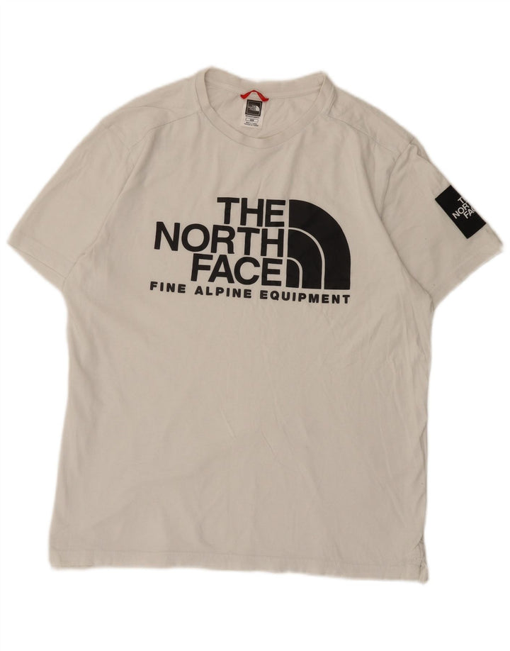 The North Face Herre Grafisk T-Shirt Top Medium White
