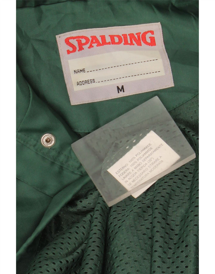 Spalding Herre Loose Fit Regnjakke med hætte UK 38 Medium Grøn Polyamid