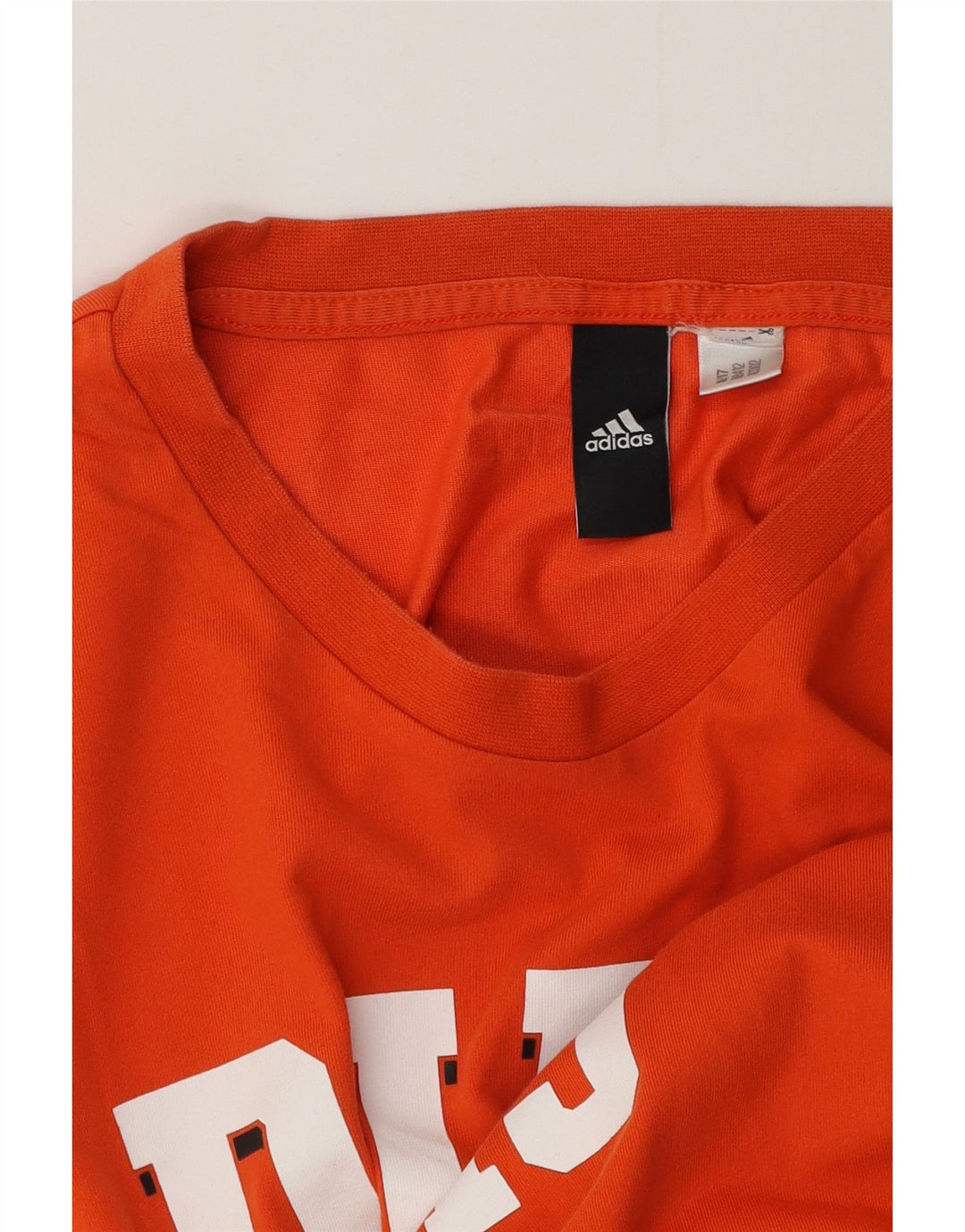 Adidas Grafisk T-shirt top til mænd, stor orange