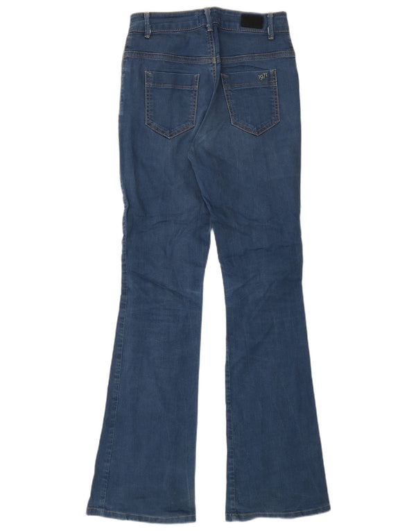REISS Dame Flared Jeans UK 6 XS W25 L30 Blå Bomuld