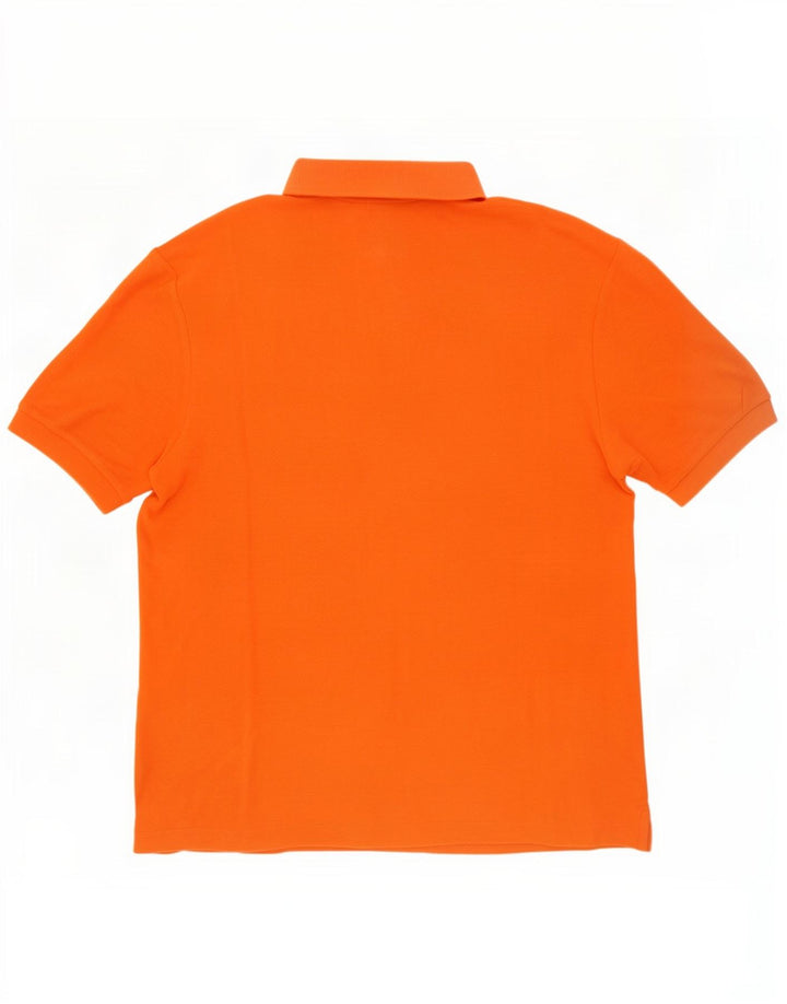 Fila Herre Polo Shirt IT 46 Lille Orange Bomuld