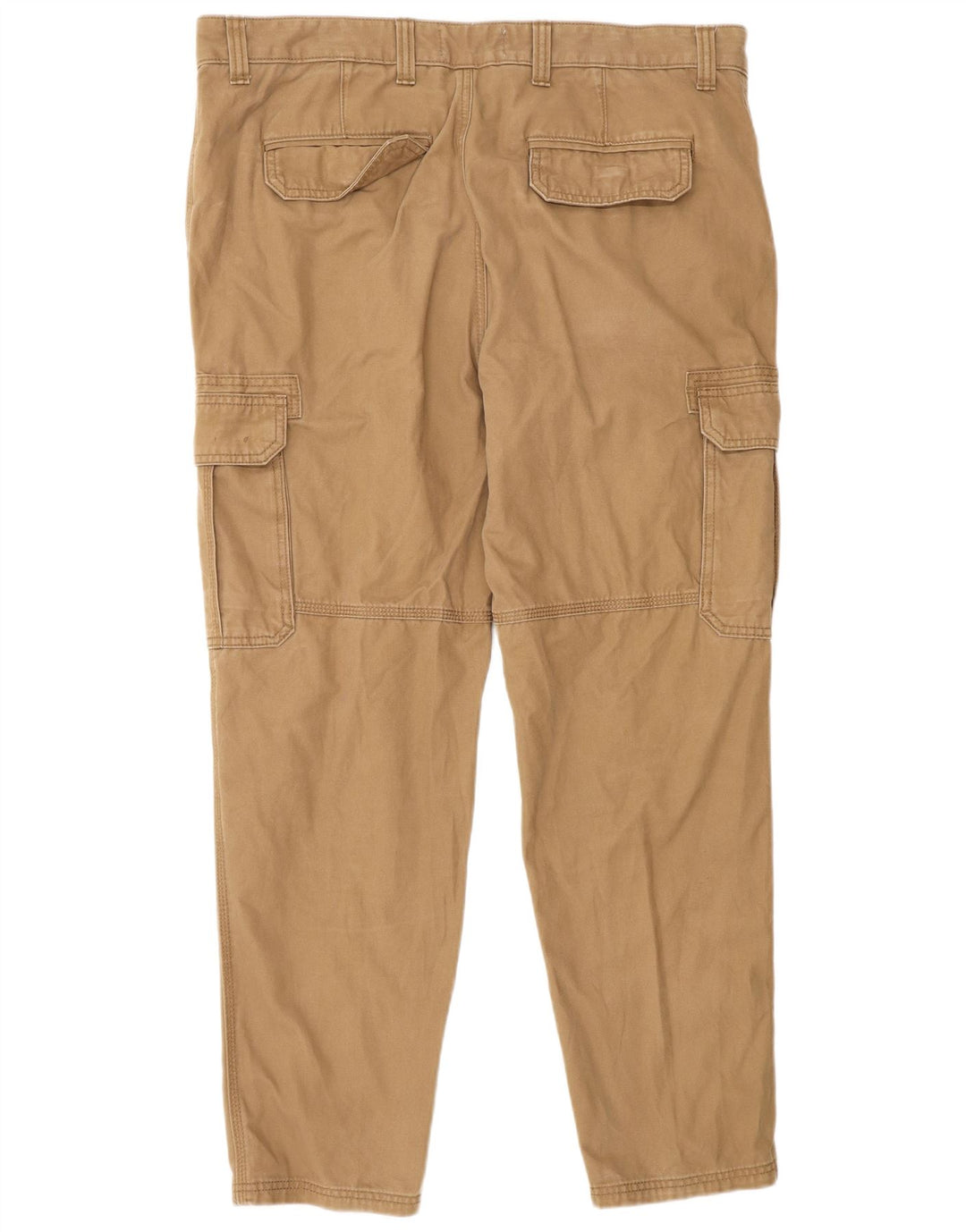 Marks & Spencer Herre Tapered Cargo Bukser W38 L29 Brun Bomuld