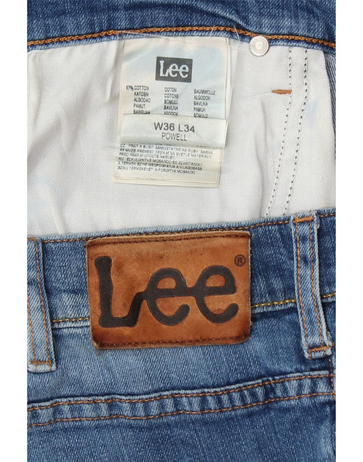 LEE Womens Powell Slim Jeans W36 L34 Blue Cotton Vintage Lee and Second-Hand Lee from Messina Hembry 