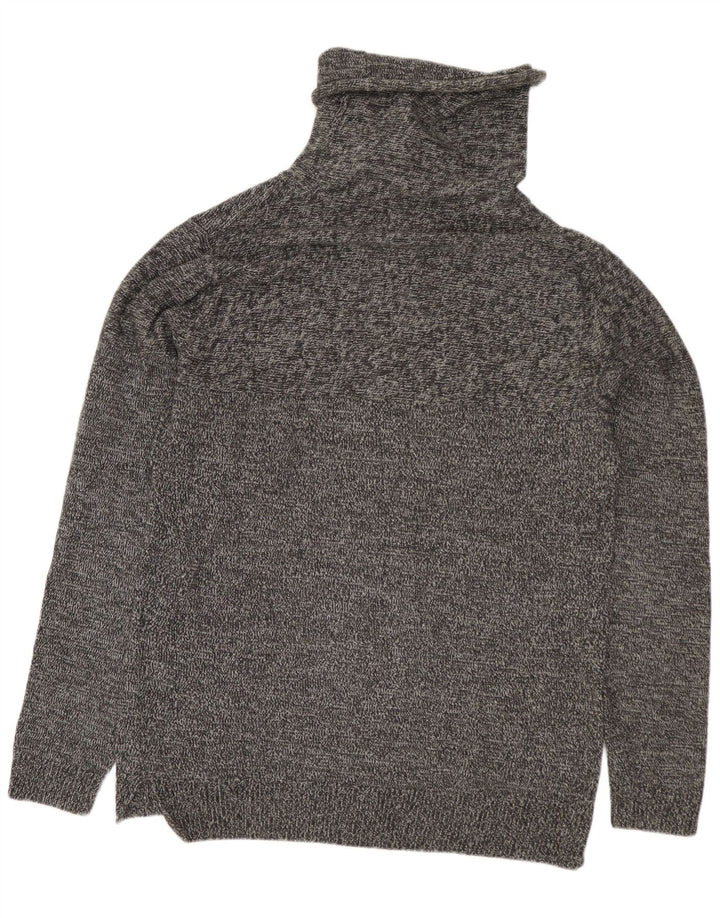 Jack & Jones Herre Rullehalstrøje trøje Medium Grå Flecked Bomuld