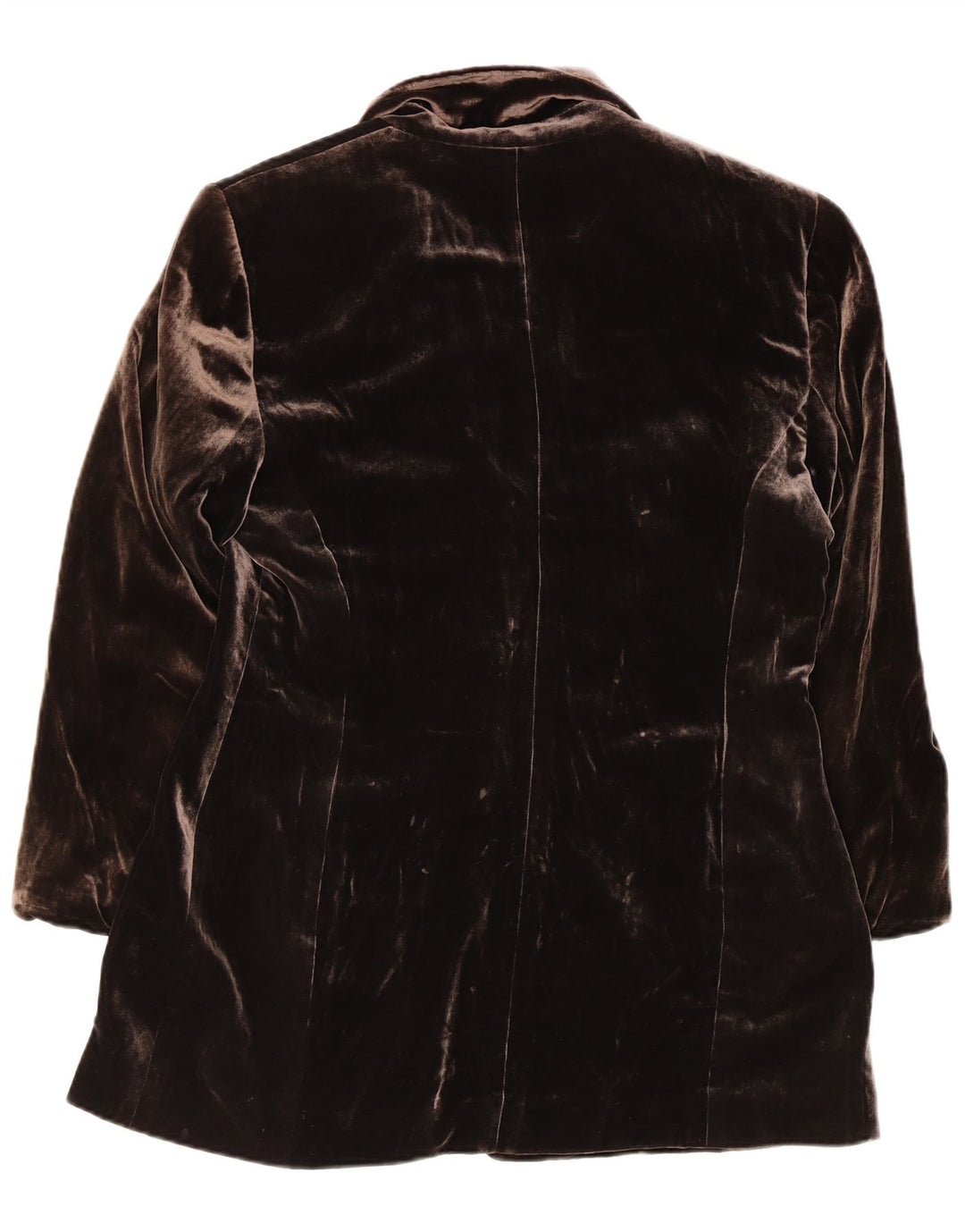 APRIORI Dame 3-knaps blazerjakke UK 14 Stor brun silke