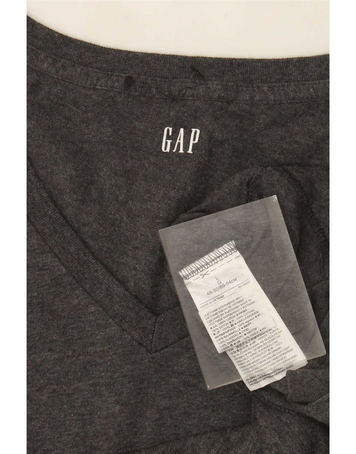Gap Herre T-Shirt Top Stor Grå Flecked Bomuld