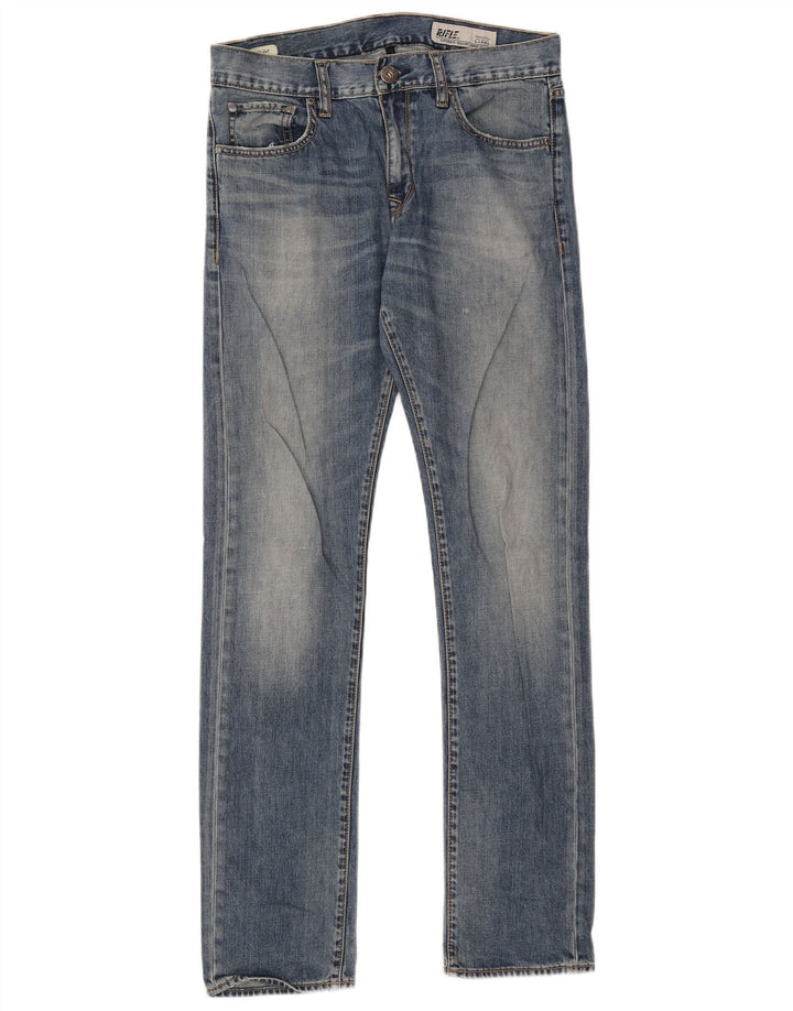 Rifle Herre Straight Jeans W30 L33 Blå Bomuld