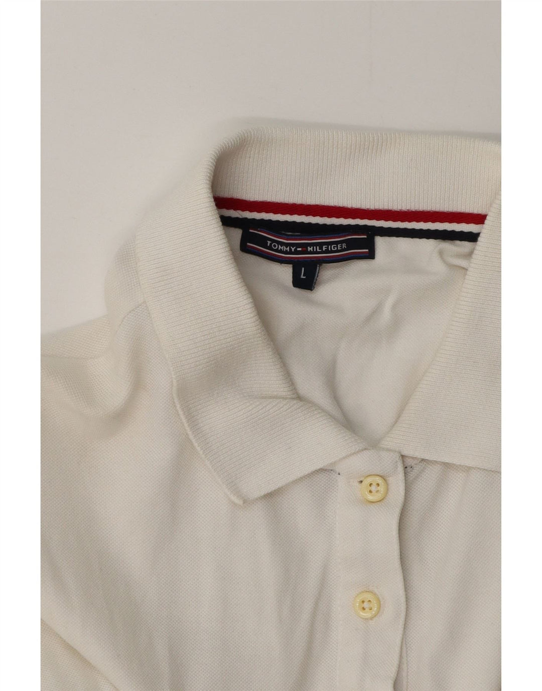 Tommy Hilfiger Dame Polo Dress UK 14 Large White
