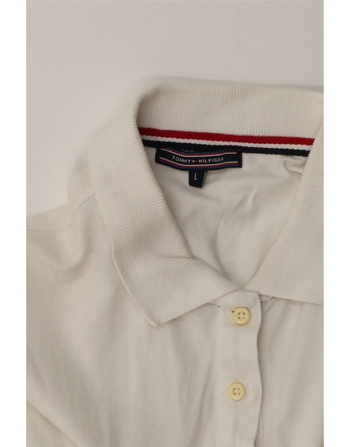 Tommy Hilfiger Dame Polo Dress UK 14 Large White