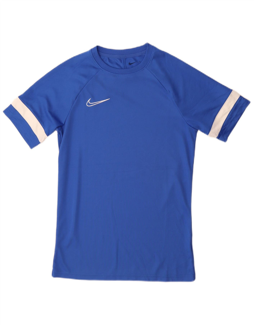 Nike Herre Dri Fit T-Shirt Top Lille Blå Colourblock