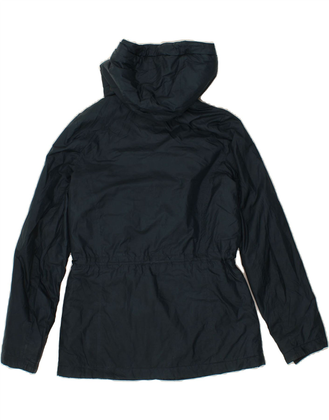 JACK WILLS Womens Hooded Windbreaker Jacket UK 10 Small  Navy Blue Vintage Jack Wills and Second-Hand Jack Wills from Messina Hembry 