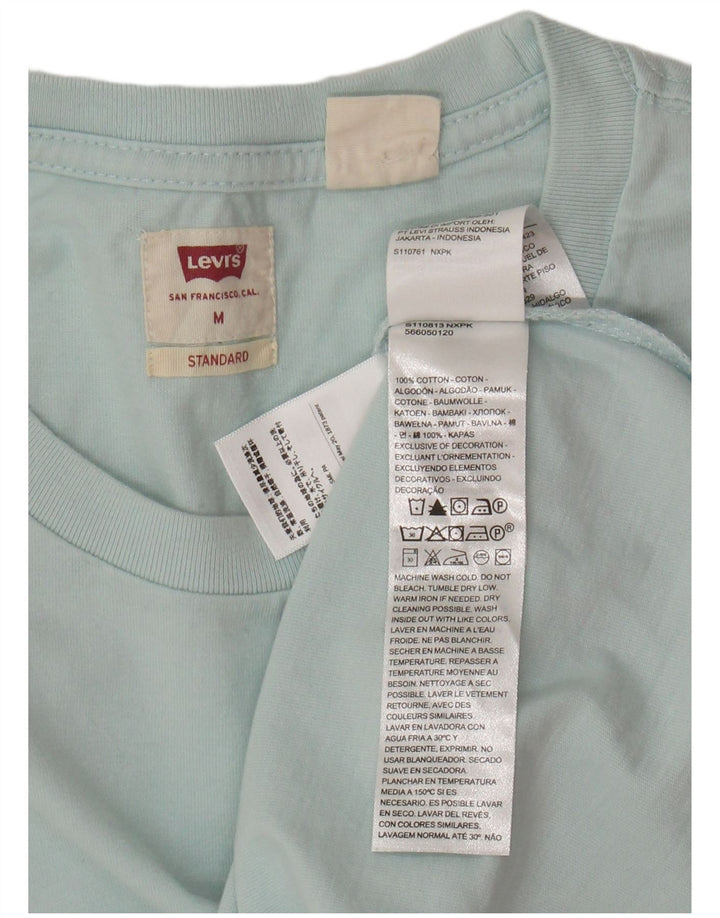 LEVI'S Mens Standard T-Shirt Top Medium Blue Cotton