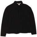 Studio Dame Langærmet Regular Fit Skjorte UK 14 Large Black Wool Classic