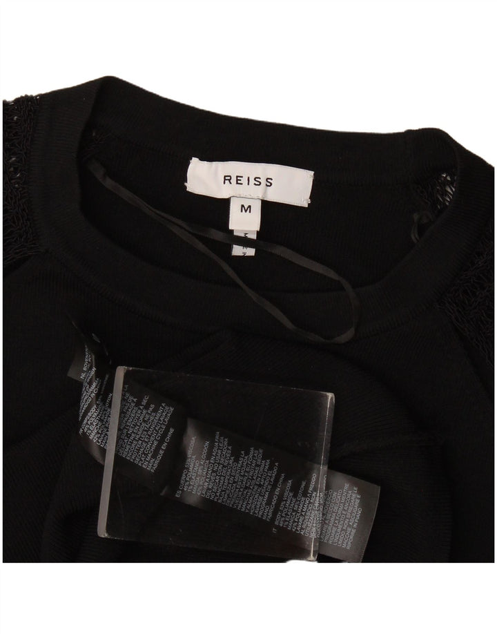 Reiss Dame Jumper Sweater UK 12 Medium Sort Viscose