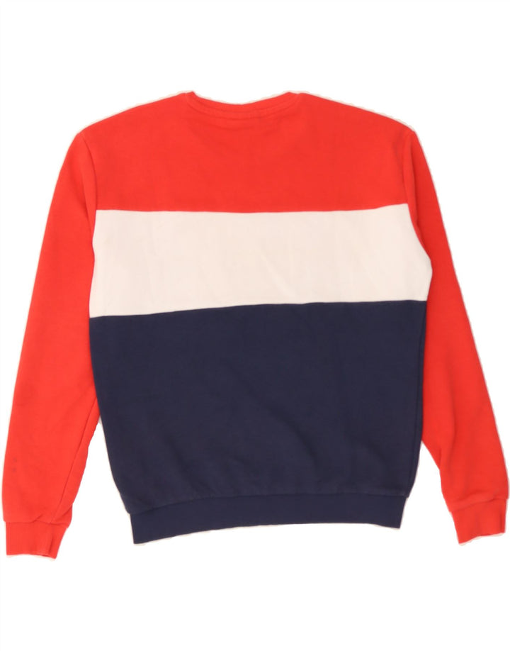 FILA Womens Graphic Sweatshirt Jumper UK 10 Small Multicoloured Vintage Fila and Second-Hand Fila from Messina Hembry 