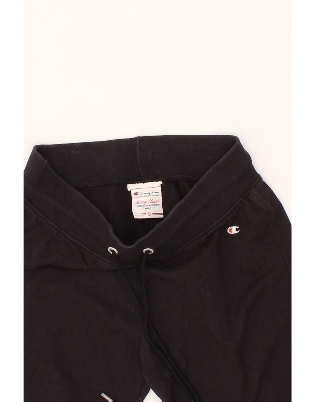 CHAMPION Womens Tracksuit Trousers Joggers UK 8 Small Black Vintage Champion and Second-Hand Champion from Messina Hembry 