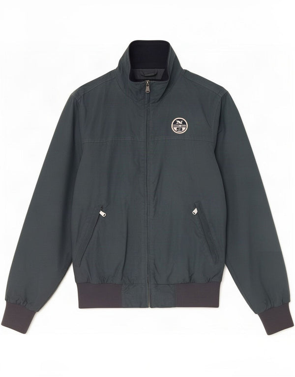 North Sails Herre Bomber Jacket UK 38 Medium Grøn Polyamid