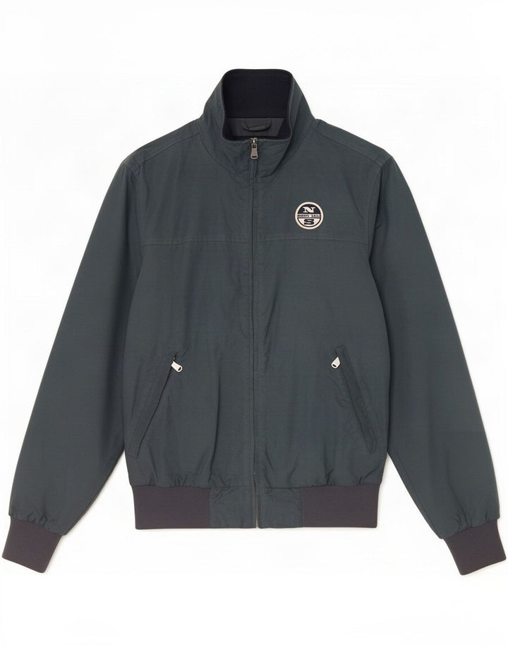 North Sails Herre Bomber Jacket UK 38 Medium Grøn Polyamid
