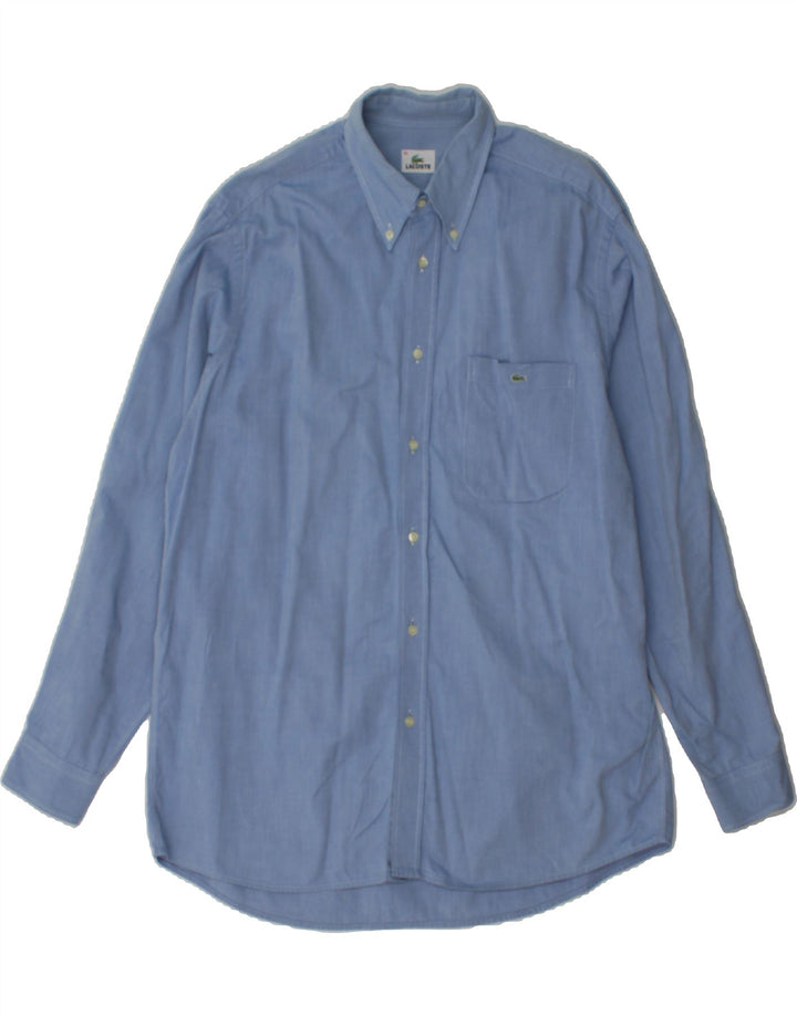 LACOSTE Mens Shirt Size 42 Large Blue Vintage Lacoste and Second-Hand Lacoste from Messina Hembry 