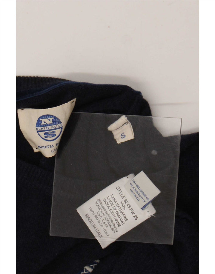 North Sails Herre sweater med rund hals, lille marineblå uld