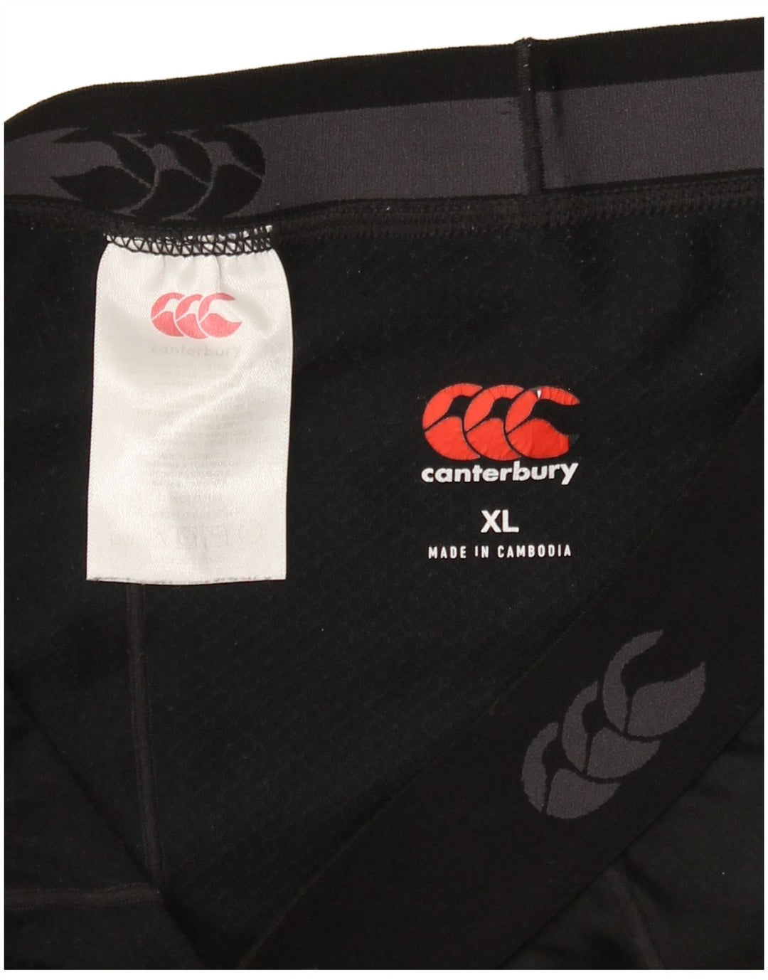 Canterbury Herre grafiske sportsshorts XL sort polyester