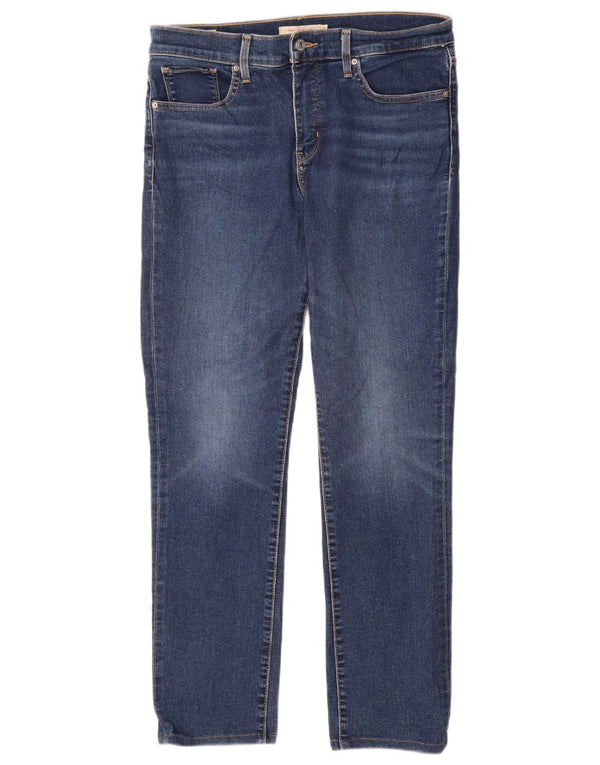 Levi's Womens 312 Shaping Slim Jeans W31 L30 Marineblå