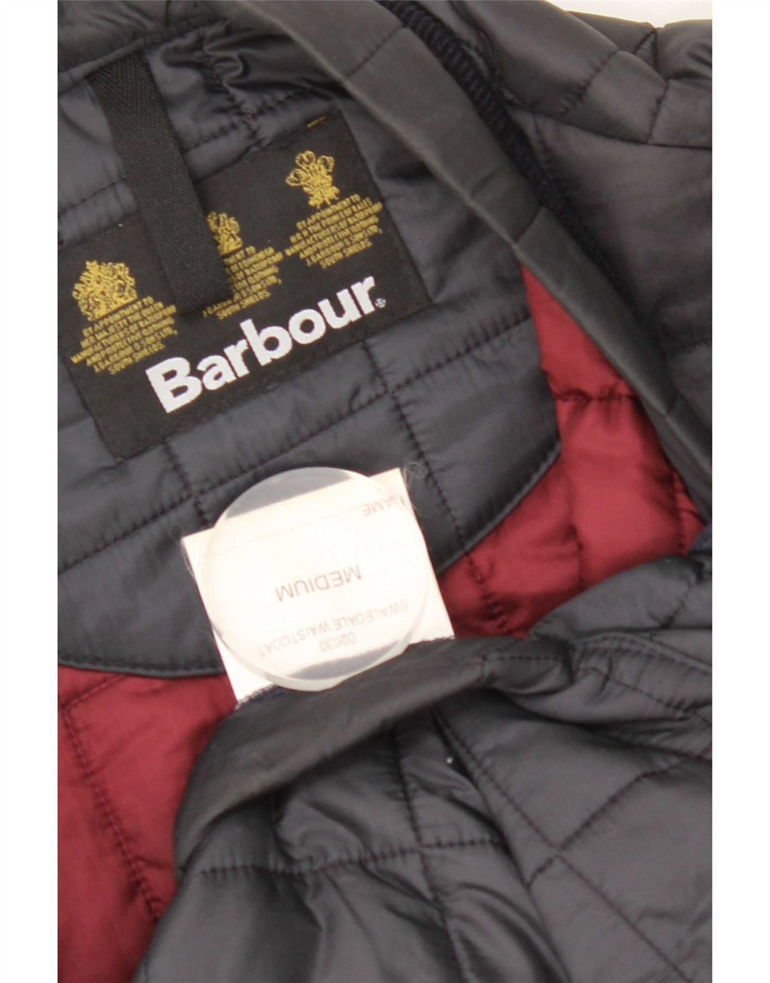 Barbour Herre Quiltet Gilet UK 38 Medium Navy Blue Polyamide