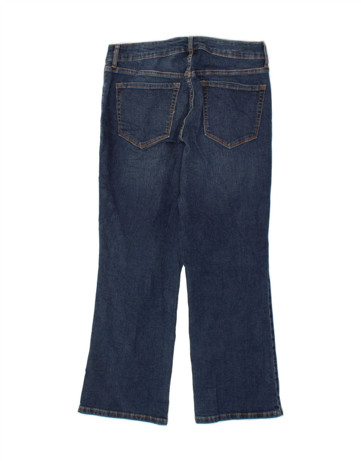 CHAPS Womens Mid Rise Cropped Jeans US 10 Large W30 L25 Blue Cotton Vintage Chaps and Second-Hand Chaps from Messina Hembry 