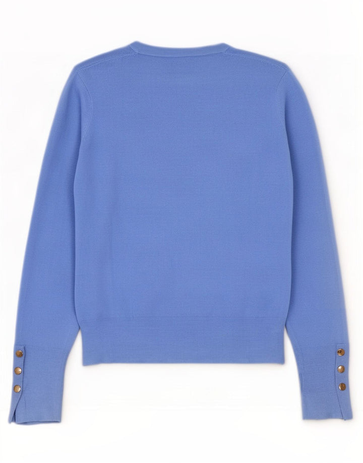 Zara Dame Jumper Sweater UK 14 Stor Blå