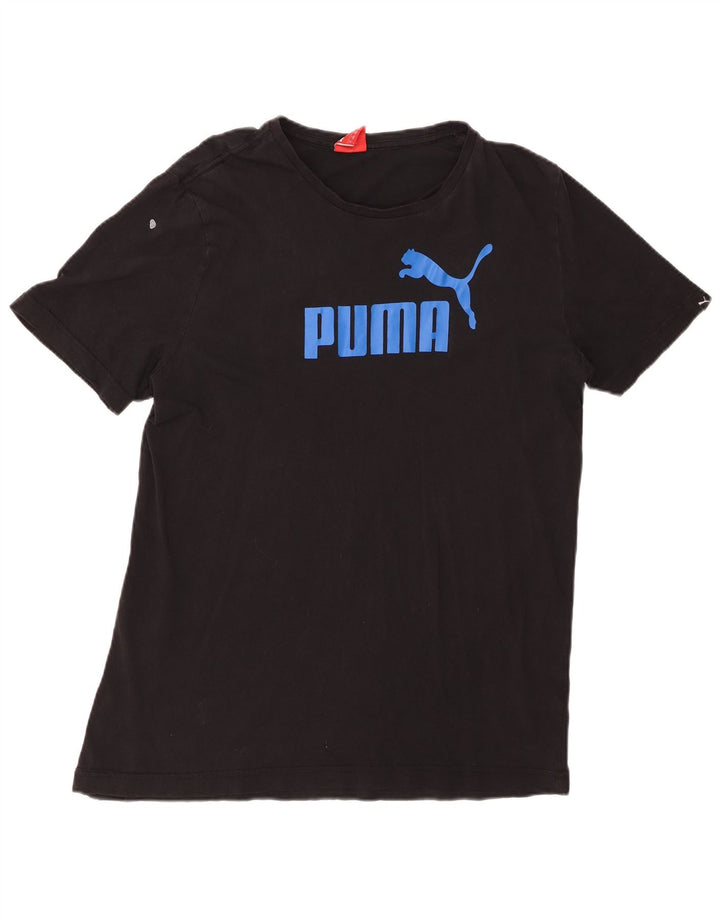 PUMA Grafisk T-shirt top til mænd, stor sort