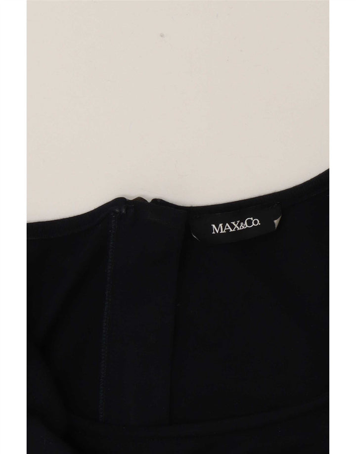 Max&Co. Kvinders skedekjole UK 12 Medium Navy Blue