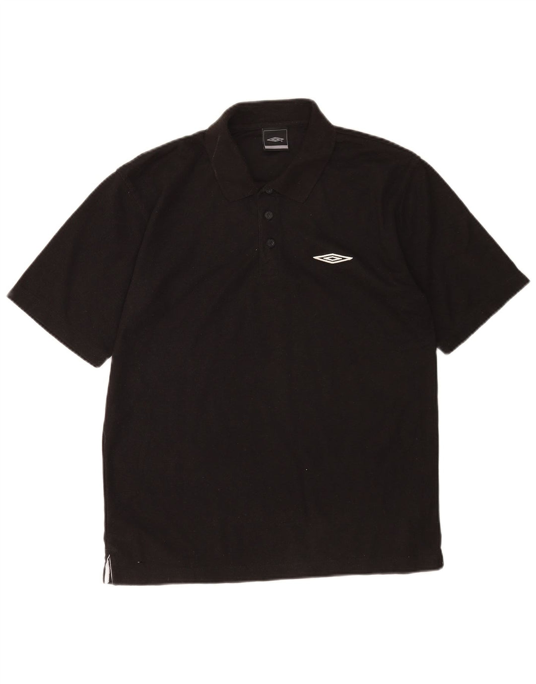 Umbro Herre Polo Shirt Medium Sort Polyester