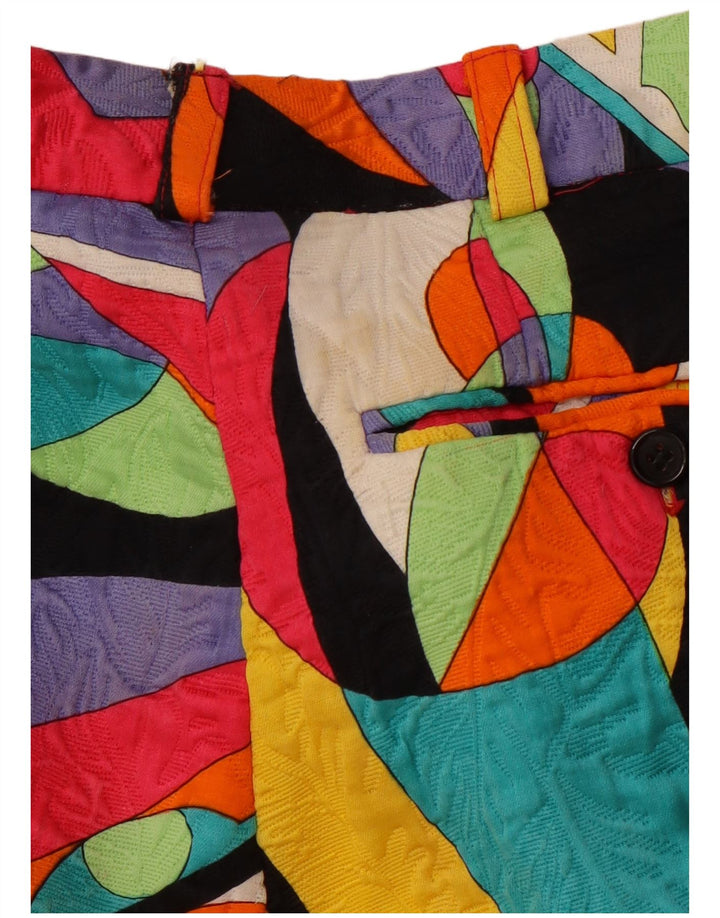 VINTAGE Højtaljede Chinobukser til kvinder IT 46 Large W30 L28 Flerfarvet