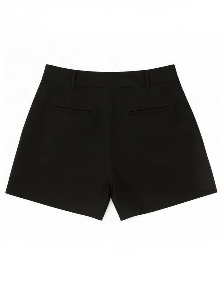 Zara Dame-Pegged Chino Shorts Medium W28 Sort