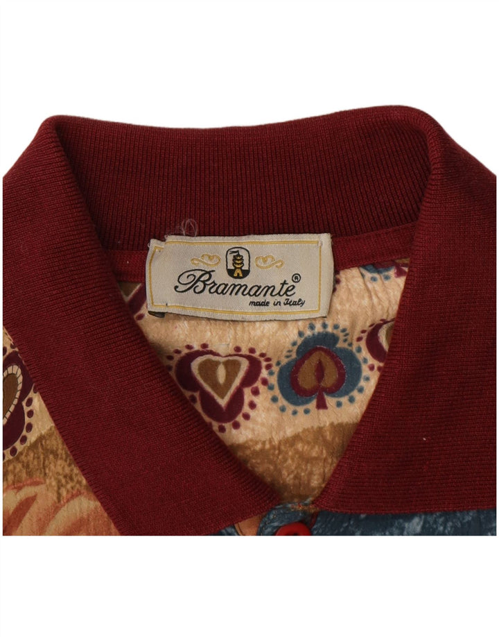 Bramante Polo Shirt til mænd 2XL flerfarvet blomster