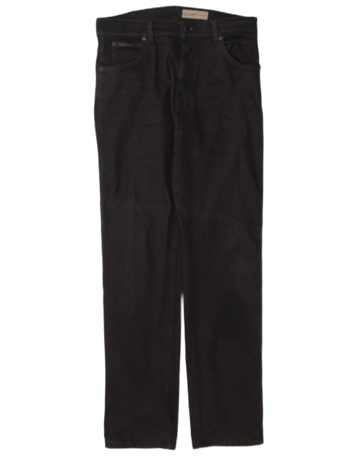 Wrangler Herre robuste lige jeans W32 L33 Sort