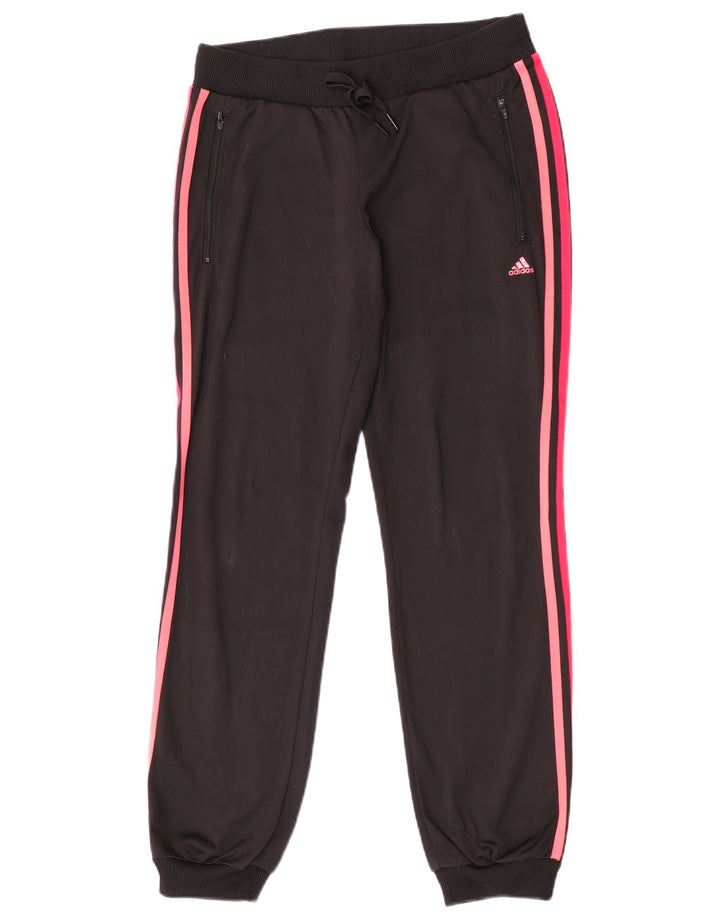 ADIDAS træningsdragt til kvinder Joggers UK 8/10 Small Black Polyester
