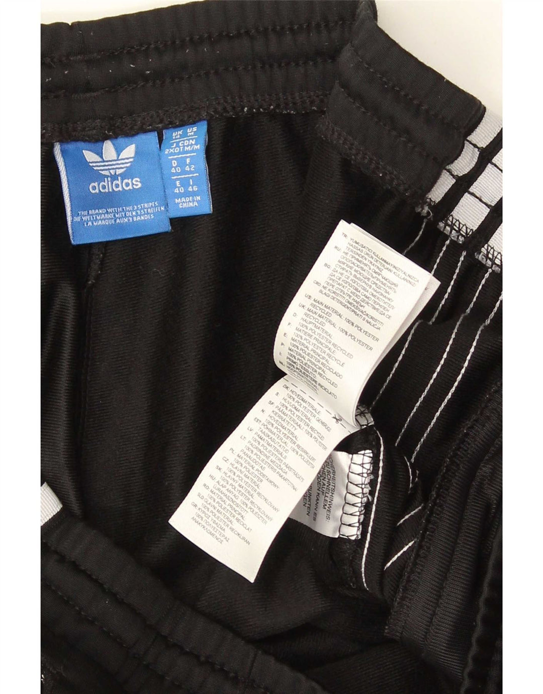 Adidas Dame træningsdragt Bukser UK 14 Large Sort Polyester