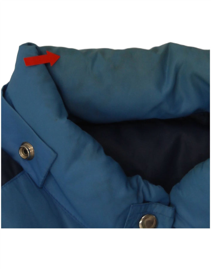 Brunik Herre polstret jakke UK 40 Large Blue Colourblock