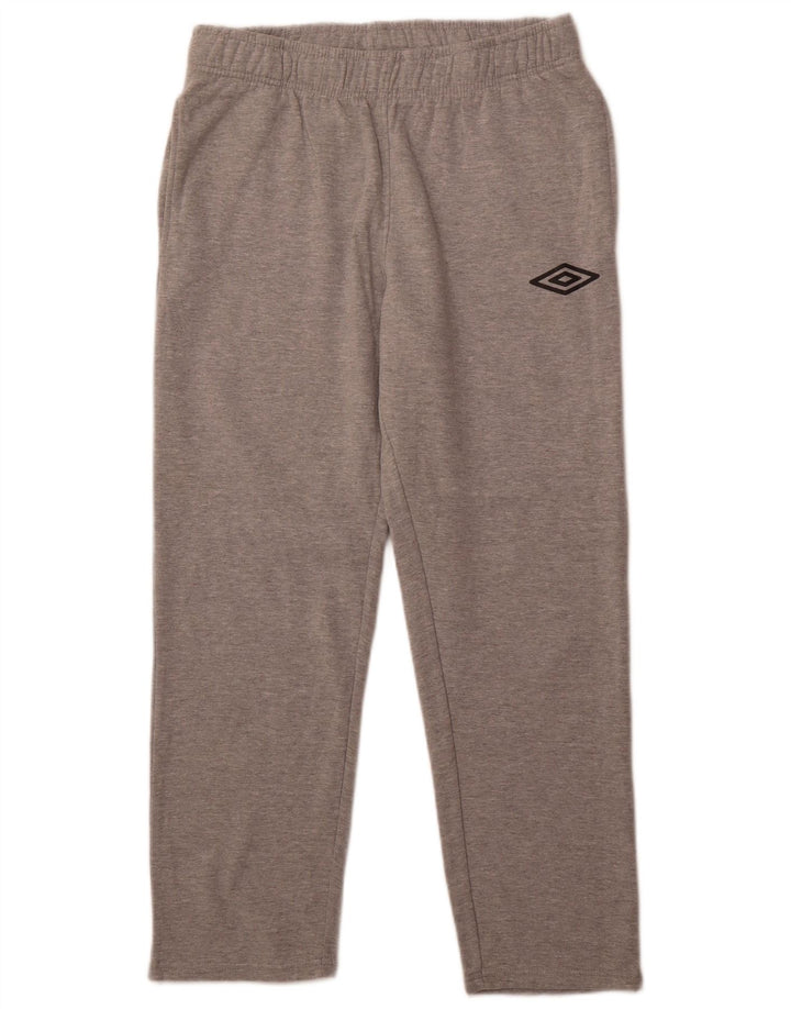 UMBRO Mens Tracksuit Trousers Medium  Grey Cotton