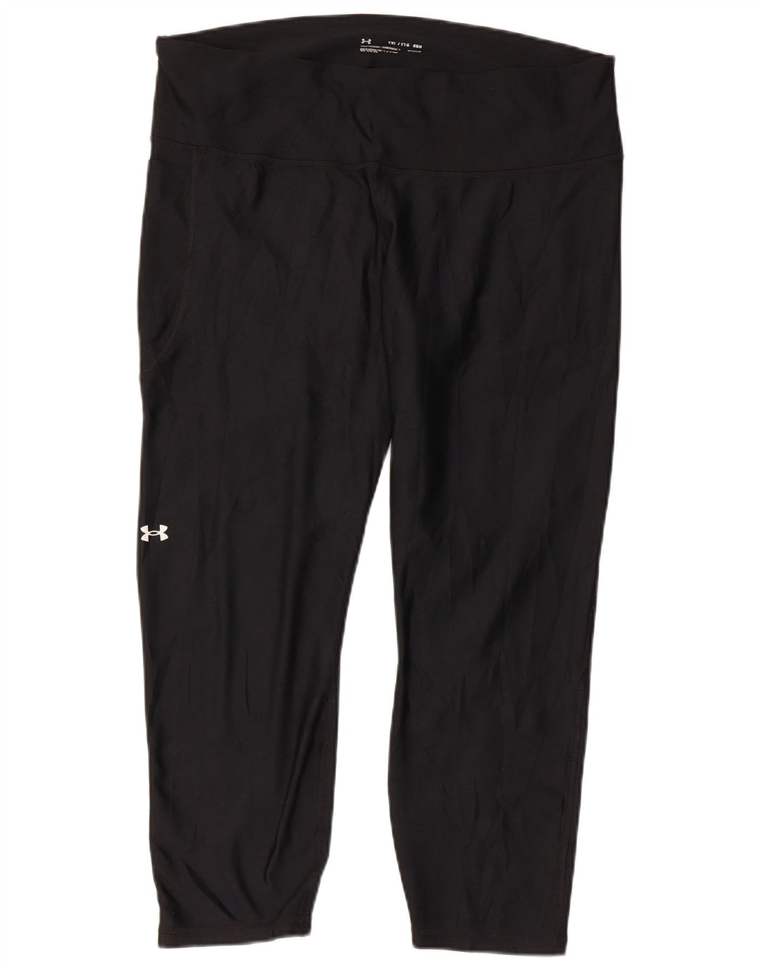 UNDER ARMOUR Dame Leggings UK 20 2XL Sort Polyester