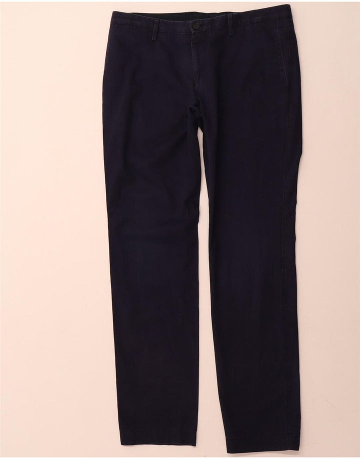 HUGO BOSS Straight Chino Bukser IT 48 Medium W34 L32 Marineblå